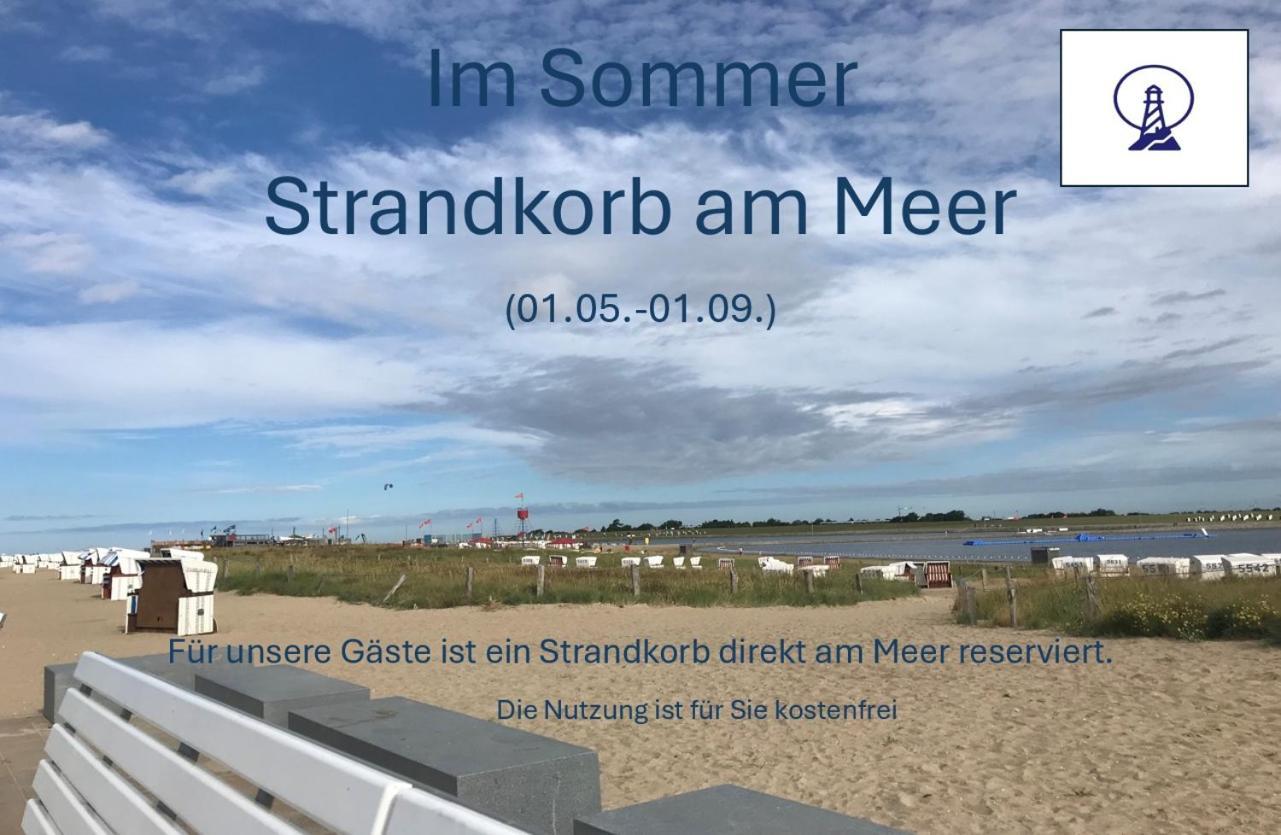 Ferienwohnung Ritthoff Perlebucht - Mit Strandkorb Am Meer Und Kostenloser Eintritt Ins Schwimmbad Бюзум Экстерьер фото