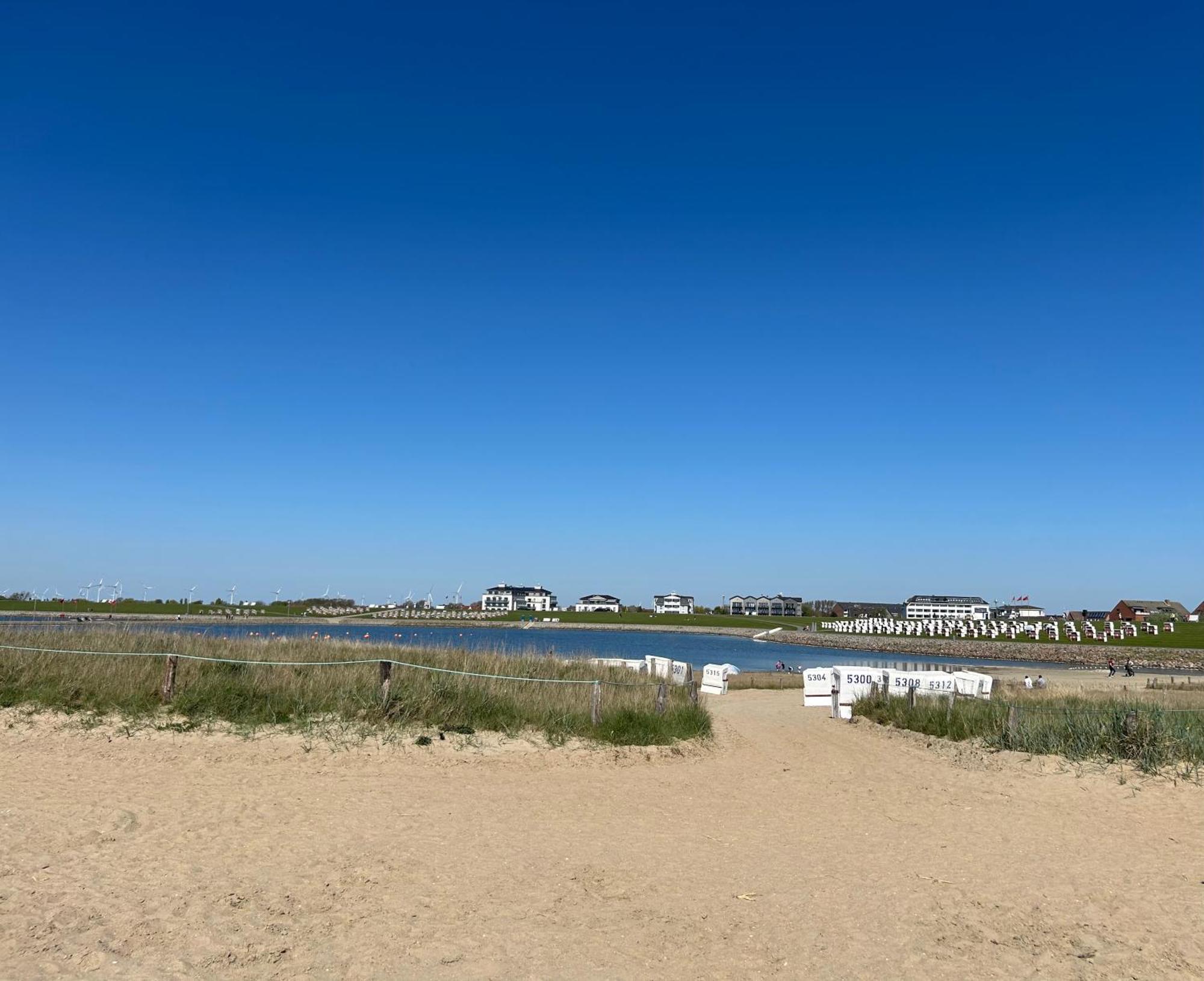 Ferienwohnung Ritthoff Perlebucht - Mit Strandkorb Am Meer Und Kostenloser Eintritt Ins Schwimmbad Бюзум Экстерьер фото